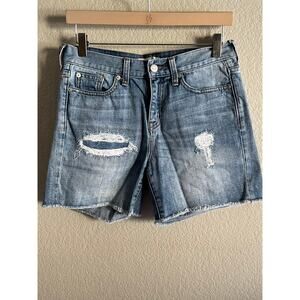 Madewell Distressed Denim Cutoff Jean Shorts 25